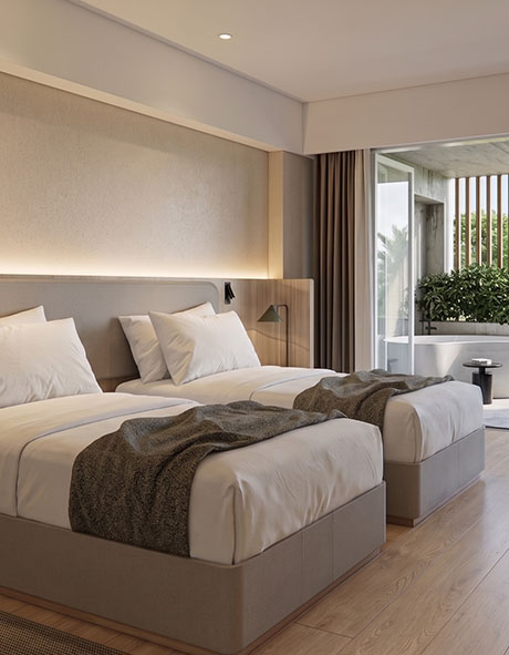 Executive Prestige Twin room at I’Msignia Boracay